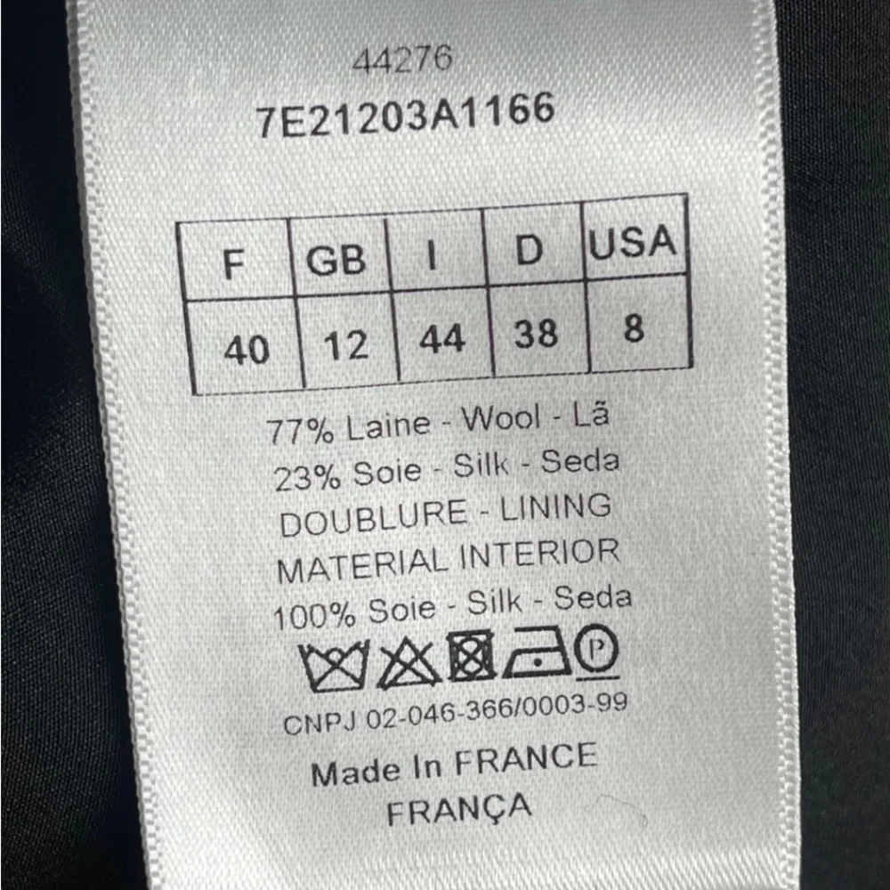 DIOR Bar Wool Blazer, US Size 8 , Never Worn